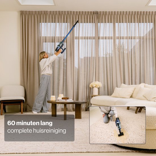 Staubsauger CleanDetect 450W - Dustbuster - Kabellos - 4 Aufsätze - Staubsauger - Beutellos auf Batterie - Samako