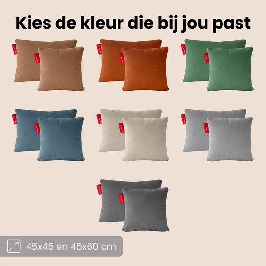 Auronic Heat Pillow - Classic - 45x60 - Kabellos - Wiederaufladbar - Elektrisches Kissen - Infrarot - Grau