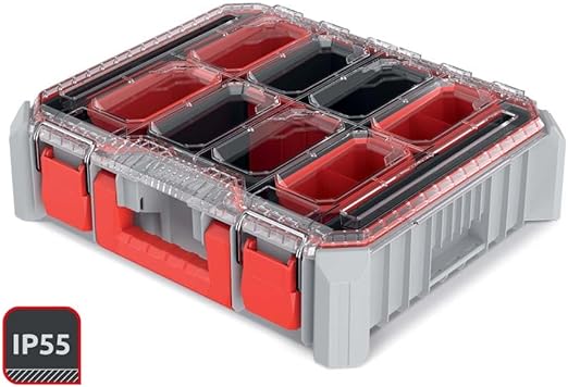 Kistenberg C BLOCK BRIDGE Cool Grey 4C Werkzeug-Organizer mit Boxen