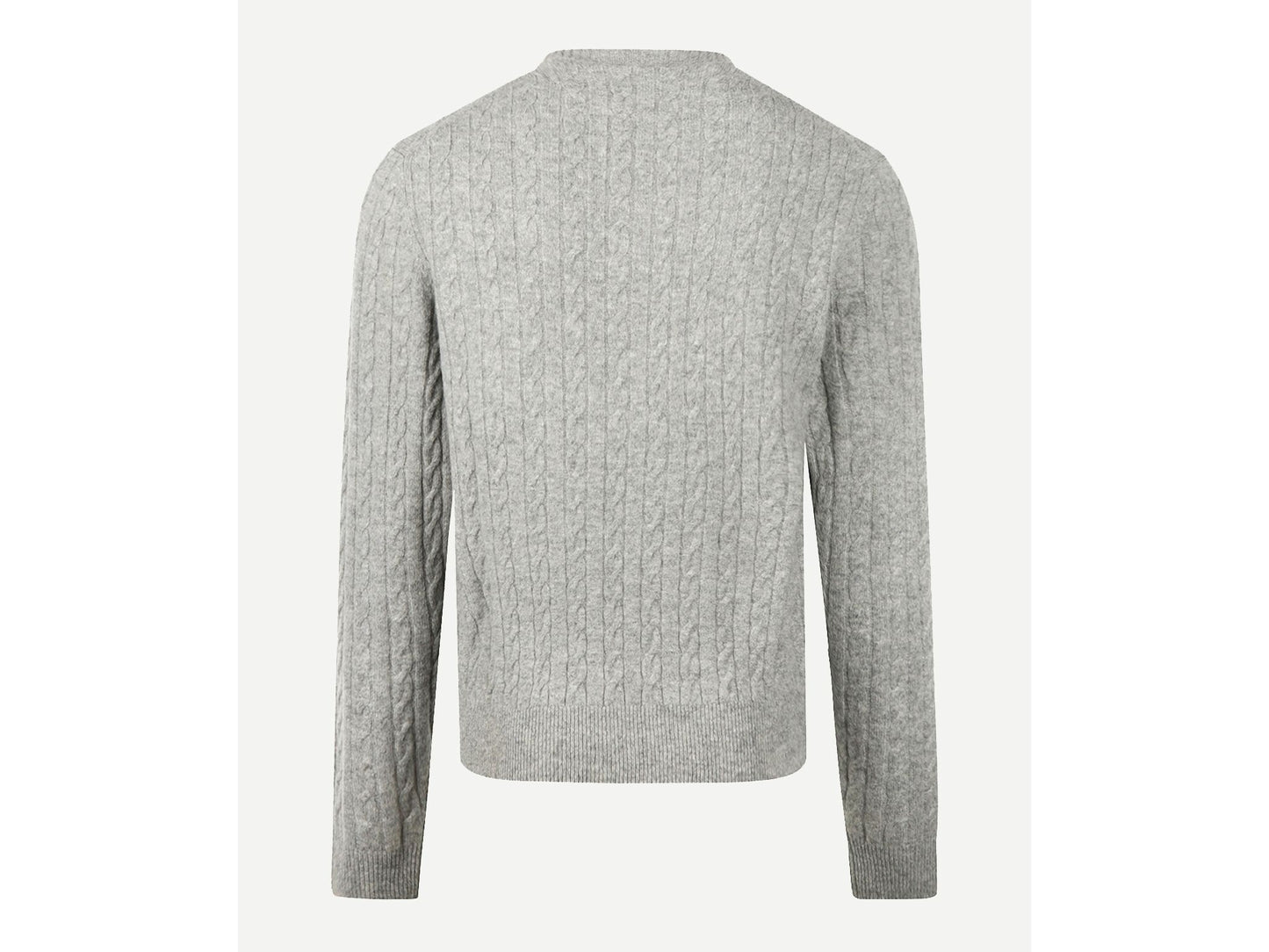 McGregor Pullover mit Rundhalsausschnitt, mittelgrau, meliert - Größe S