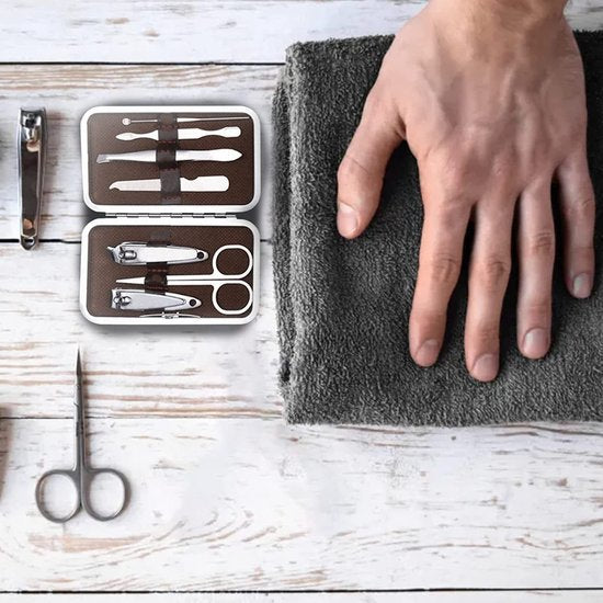 Luxus-Maniküre-Set - Pediküre- und Maniküre-Set - Mit Etui