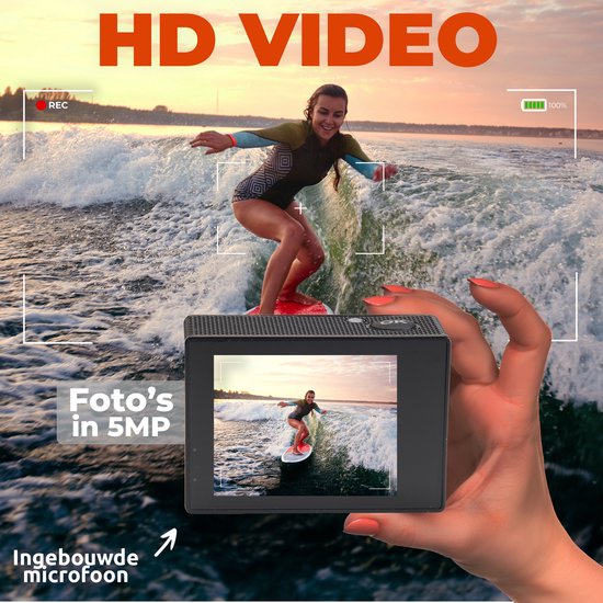 Denver Action-Kamera Wasserdicht - 5MP - HD - ACT324