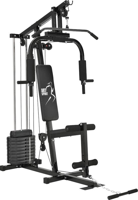 Hantelbank Multifunktionsset 40 kg Gewichtsscheiben Home Gym Workout Fitness Station Kraftstation Home Gym