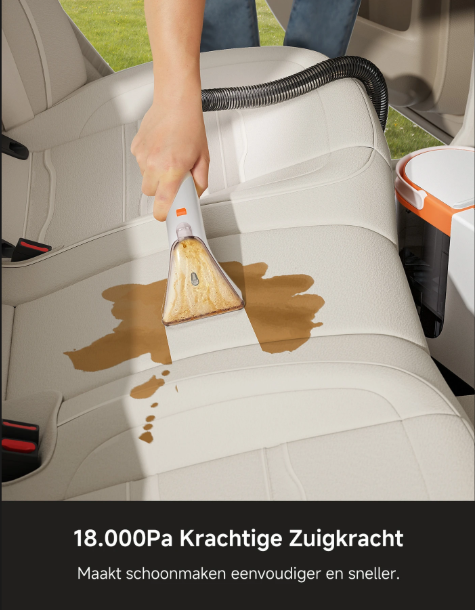 UWANT B300pro Teppichreiniger – 18 kPa Saugkraft – Selbstreinigend