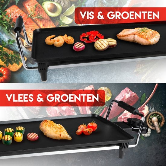 Alpina Bakplaat Teppanyaki - XL - Instelbare Thermostaat - 1800 Watt