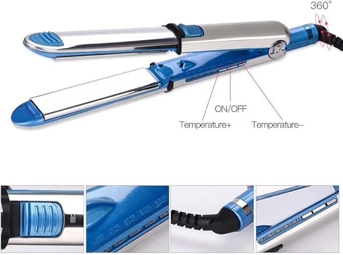 Lindaiyu Glätteisen Lockenstab - Titanium