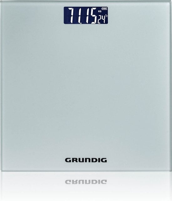 Grundig Waagen - Digitale Personenwaage - von 2 kg bis 180 kg - Grau