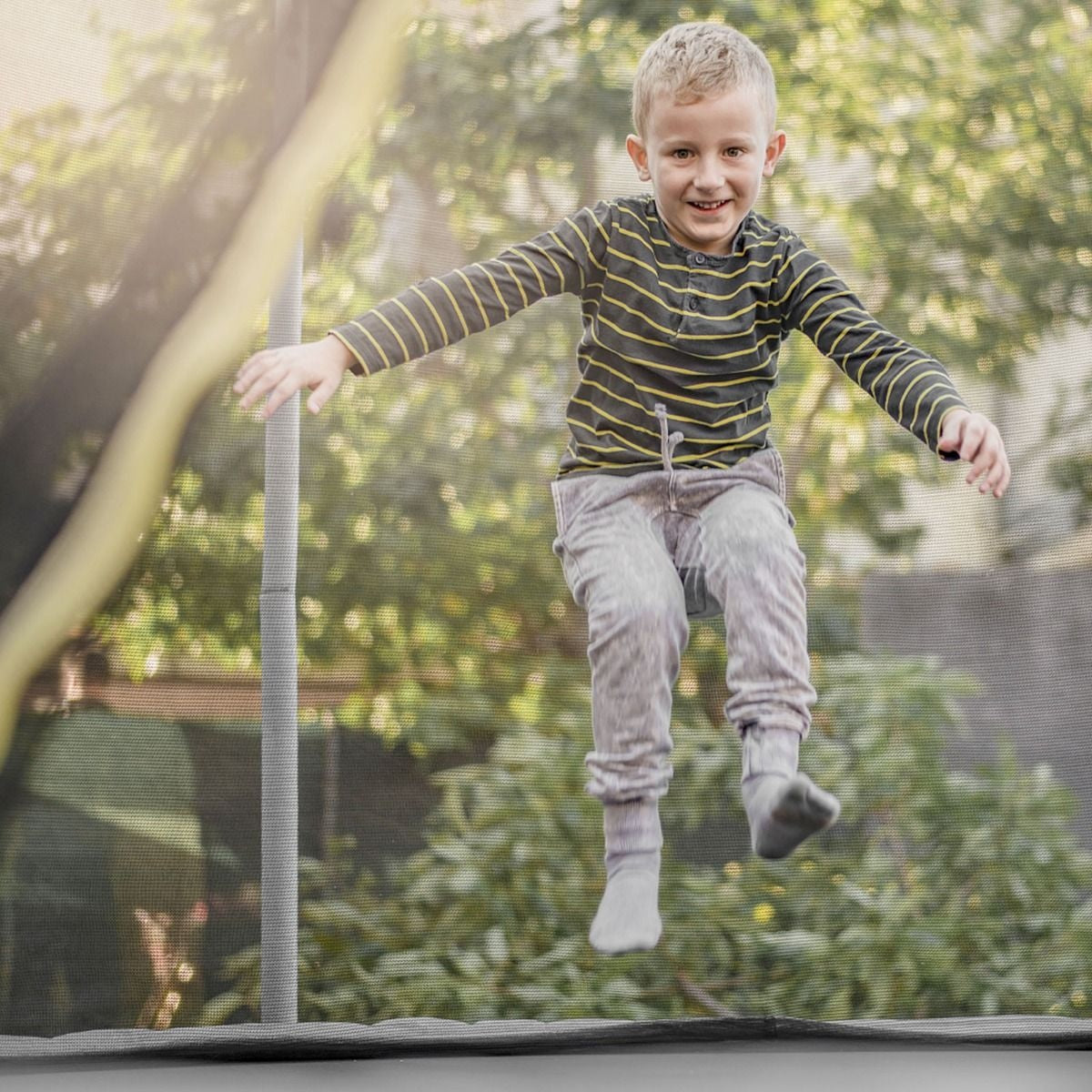 Coast Trampolin Sicherheitsnetz - Ã˜366 cm - für Gartentrampoline - Schwarz
