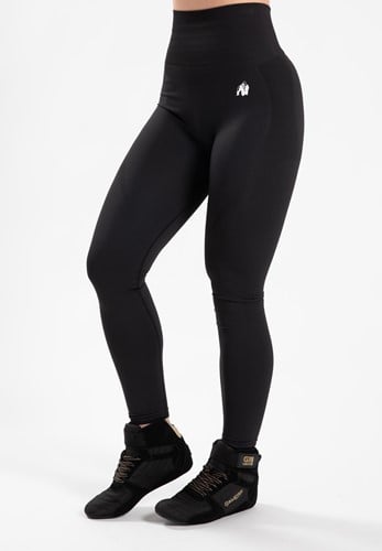 Gorilla Wear Olivia Leggings - Nahtlos - Schwarz - XS/S