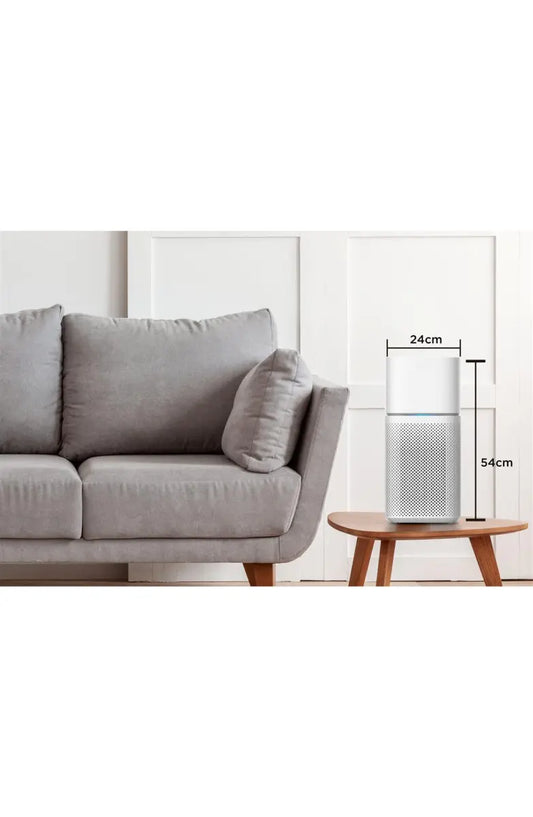 Hanseatic Luftreiniger KJ400 - 35W - Digitalanzeige - Ionen-Technologie - Weiß - Für Allergiker