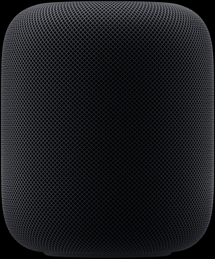 Apple HomePod Midnight - Leistungsstarker intelligenter Lautsprecher - Tiefer Klang - 168 x 142 mm - Schwarz