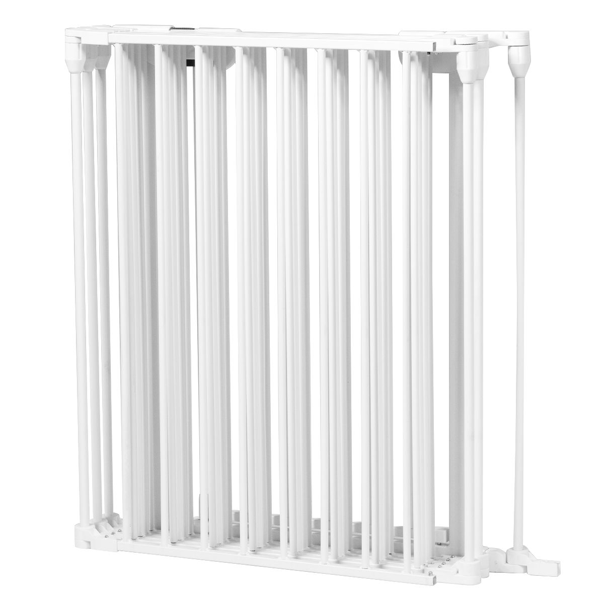 Zusammenklappbarer Zaun - Nylon-Kunststoff- 120 x 102 x 74cm - Weiß
