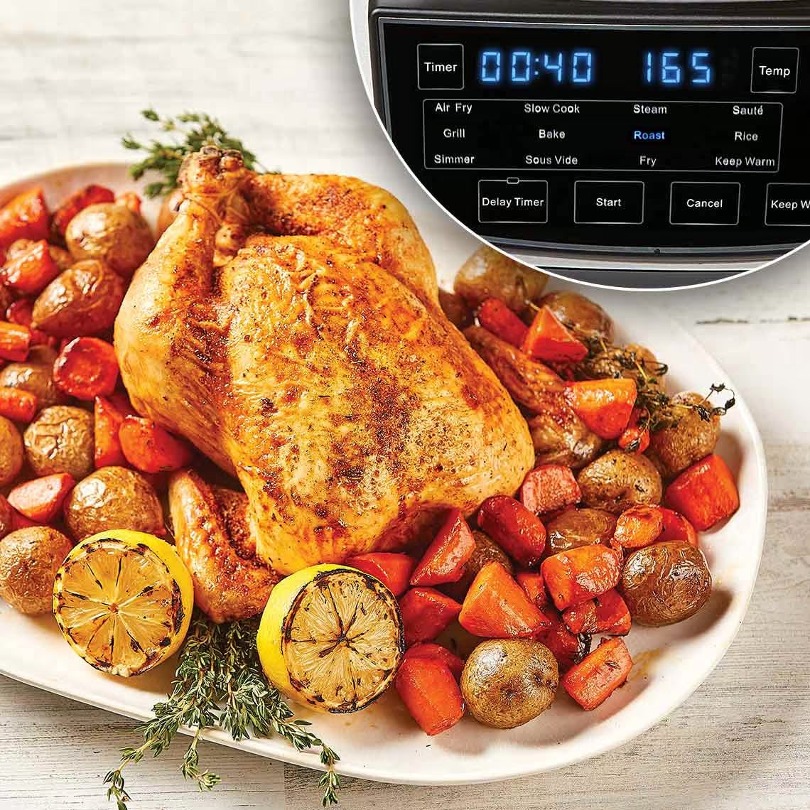 PowerXL MultiCooker 12-in-1-Multikocher – Ersetzt 12 Küchengeräte – Inklusive Rezeptbuch – Leicht zu reinigen