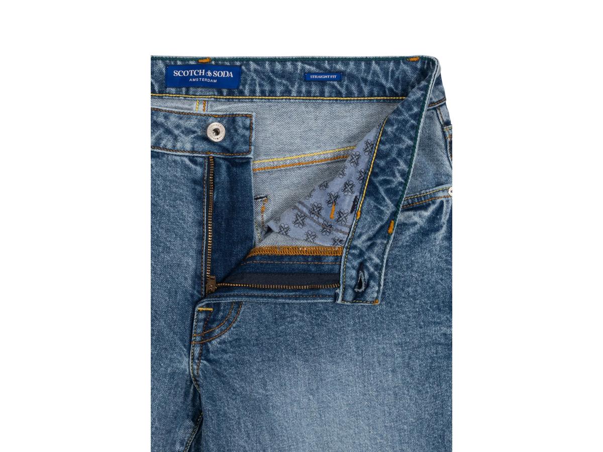 Scotch & Soda Haarlem Straight Fit Jeans W32-L32 Navy/Bright 467 SFA25VMB-21256