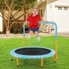 Coast SkyTramp 91.50cm Kinder Trampolin Mini Rebounder Orange mit vollem Handlauf