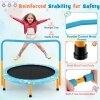 Coast SkyTramp 91.50cm Kinder Trampolin Mini Rebounder Orange mit vollem Handlauf