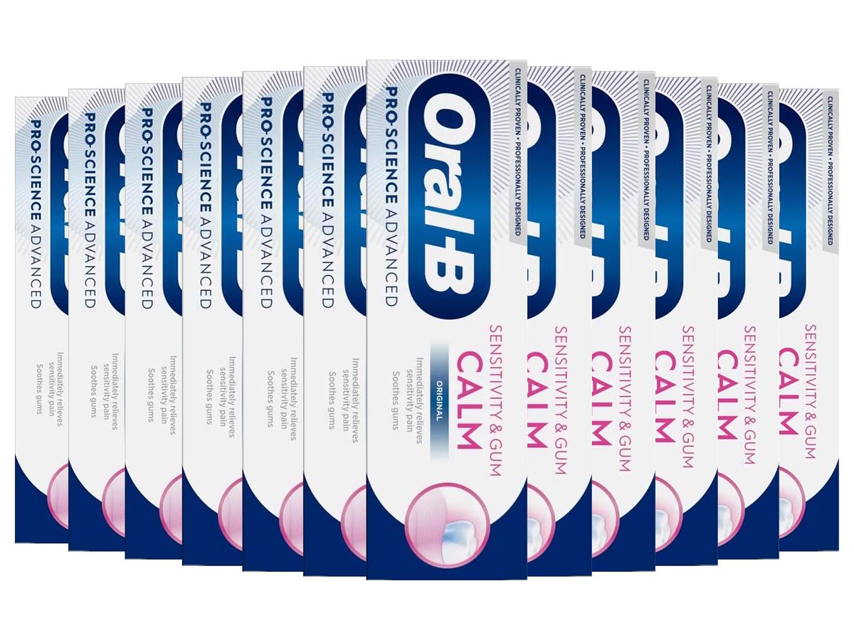 Oral-B Zahnpasta Sensitivity & Gum Calm – 75 ml – 12 Stück