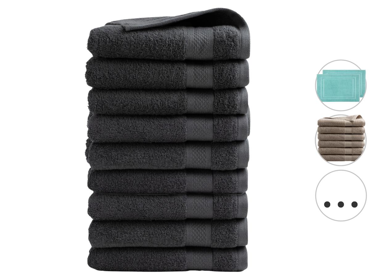 DoubleDry Handtuch Hotel-Kollektion – Schwarz – Größe 50 x 100 – 3er-Pack