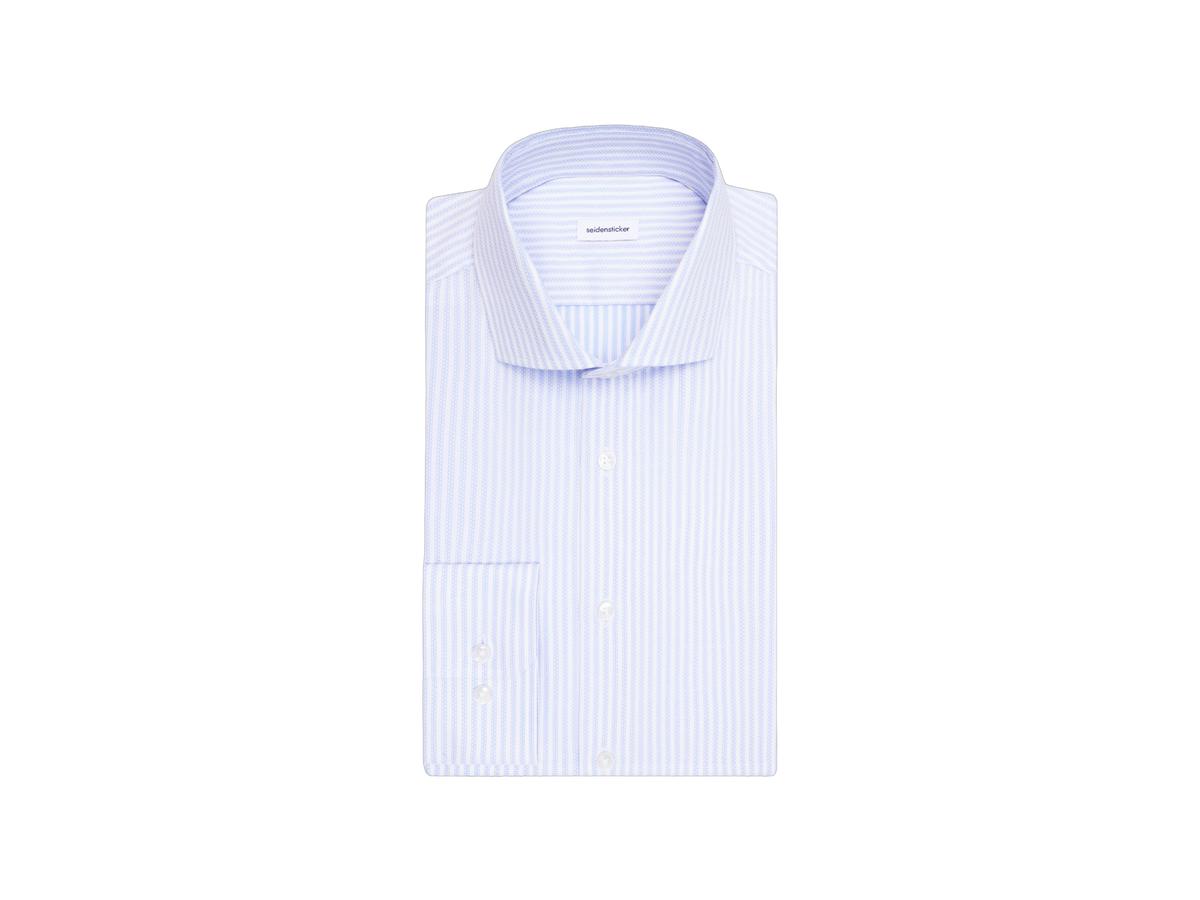 Seidensticker Spread Kent Hemd Slim Fit 42 Hellblau | Business Hemd 01.849939-12