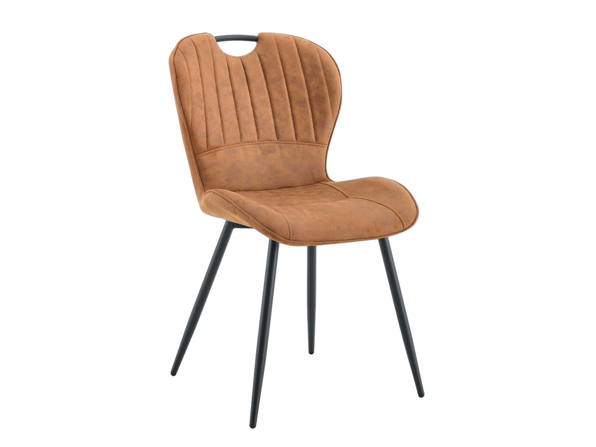 Multifurn Sten Esszimmerstuhl – Mikroleder Cognac – 2er-Pack