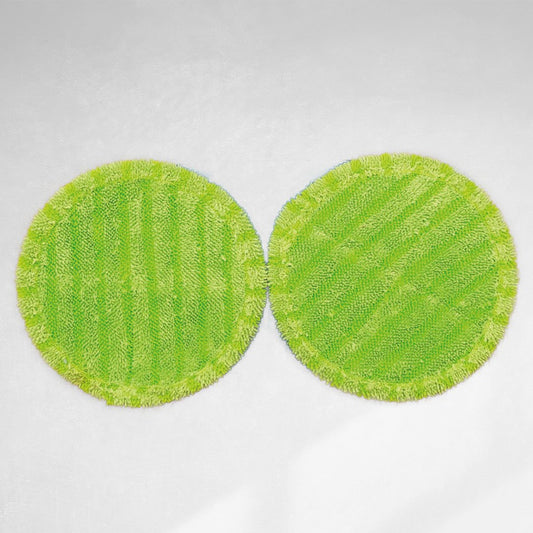 Livington Steam Twister Mikrofaserpads, 2er-Pack – Duopad-System – Für alle Bodenbeläge geeignet – Wiederverwendbar und waschbar