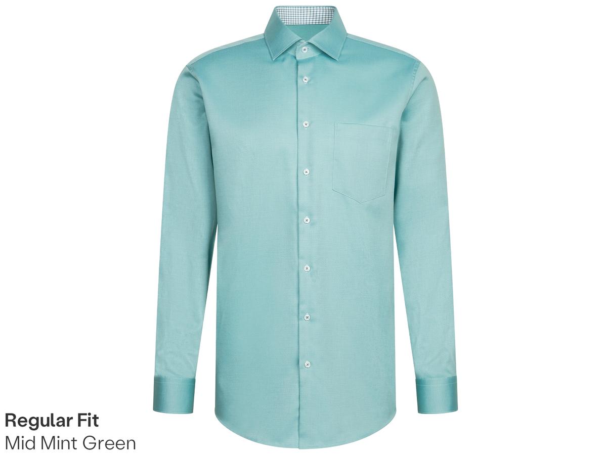 Seidensticker New Kent Business-Hemd – Slim Fit – Größe 43 – Mid Mint Green