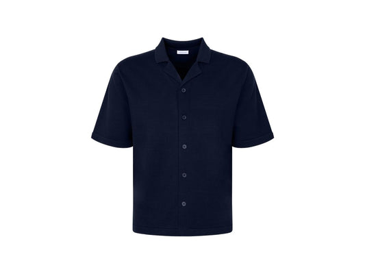 Seidensticker Knitted Resort Shirt XXL Deep Navy - Bequem und stilvoll