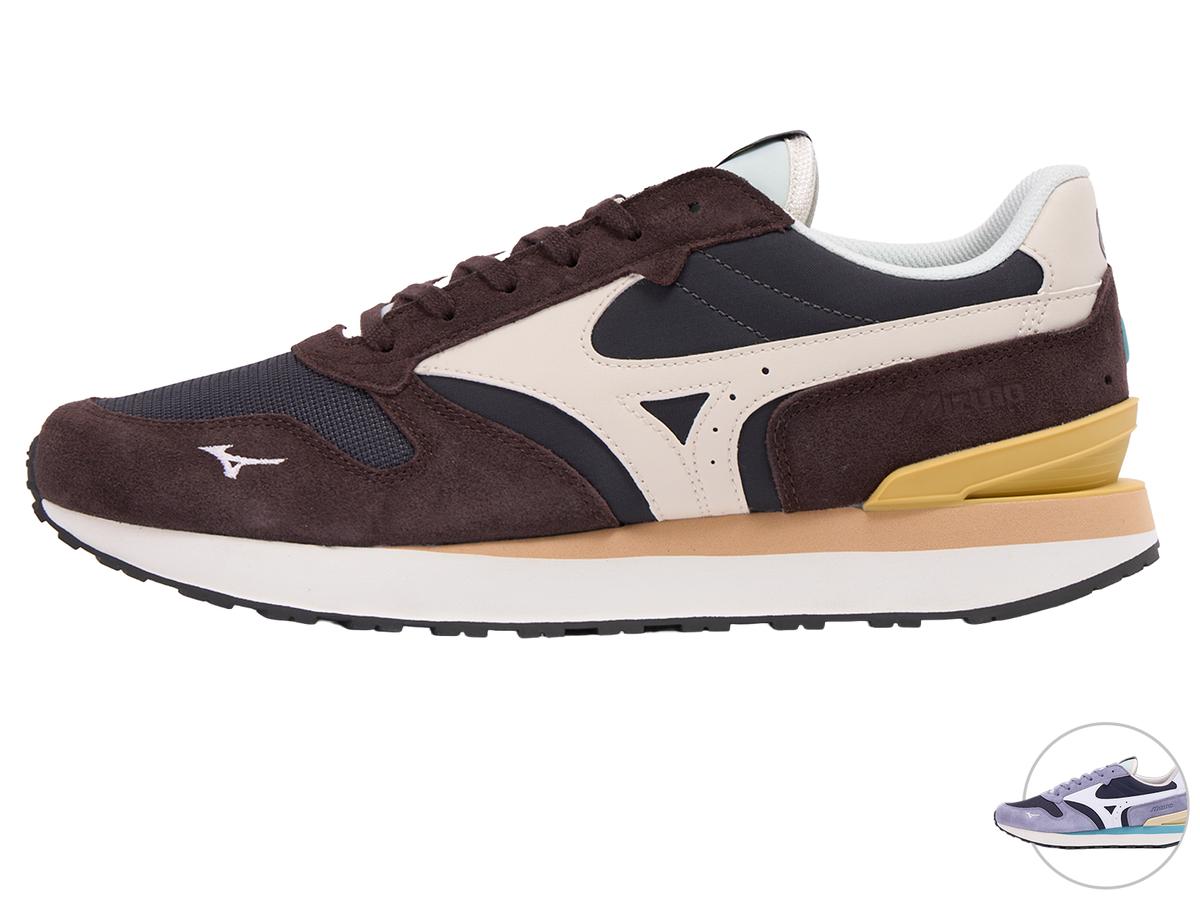 Mizuno RB87 Sneaker – Odyssey Gray/White/Blue Granit – Größe 45