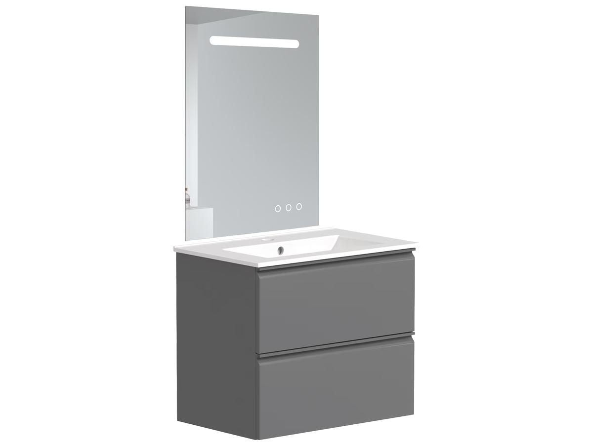 Kame Luara Badezimmer Waschbecken - 61x39cm - Weiß