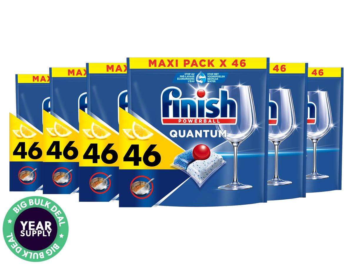 Finish Quantum Lemon Kapseln – 6 x 46 Tabletten – 276 Stück