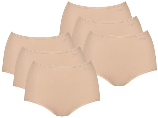 Sloggi Pure Comfort H Maxi Slip – 3er-Pack – Größe S – Skin