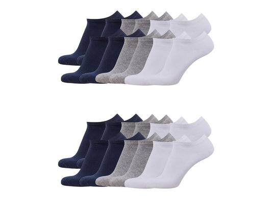 Tom Tailor Sneaker-Socken, 12er-Pack – verschiedene Farben – Größe 39–42