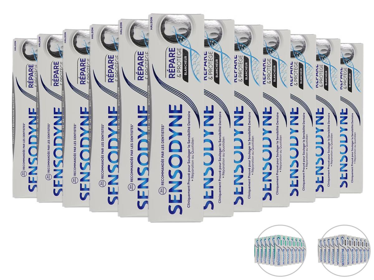 Sensodyne Zahnpasta Repair & Relief Extra Fresh – 12 Tuben – 75 ml pro Tube