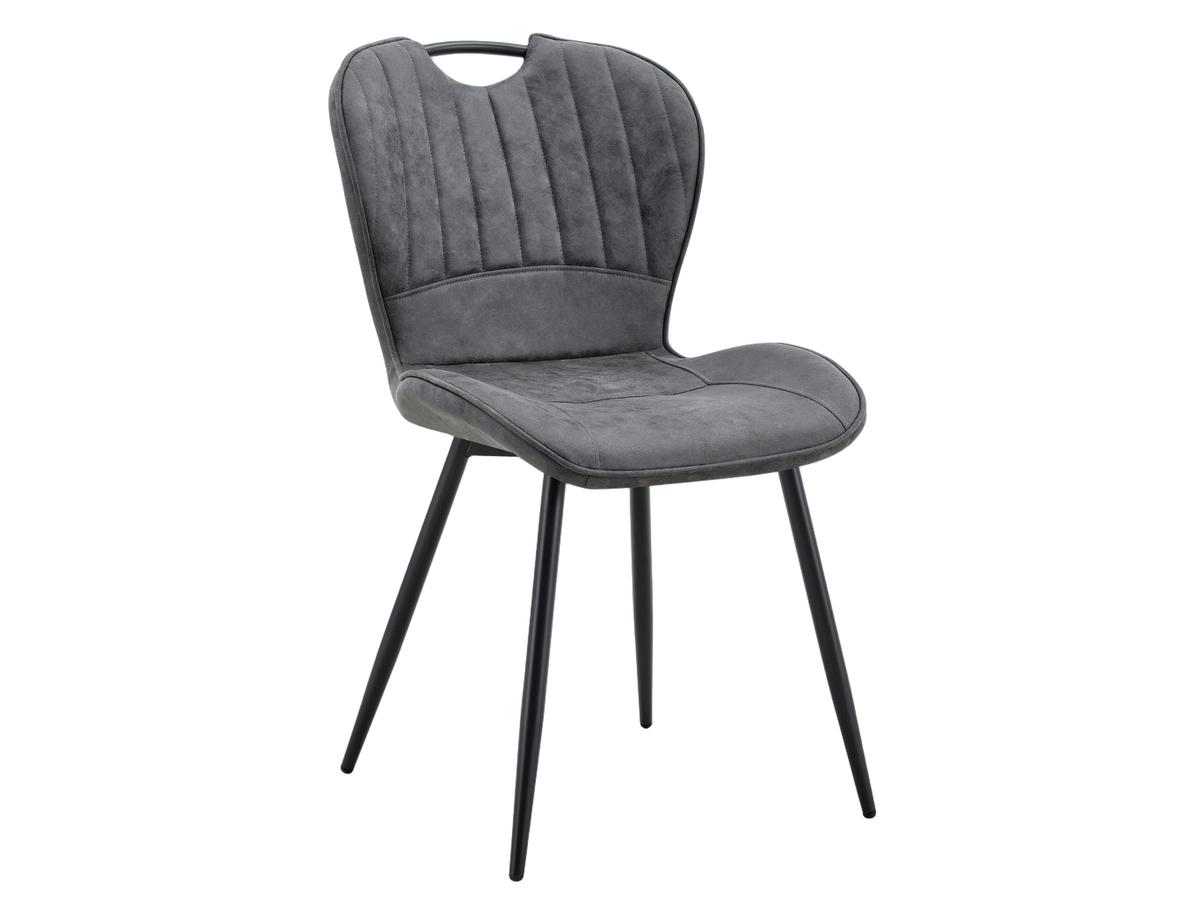 Multifurn Sten Esszimmerstuhl – Mikroleder – Anthrazit – 2er-Pack