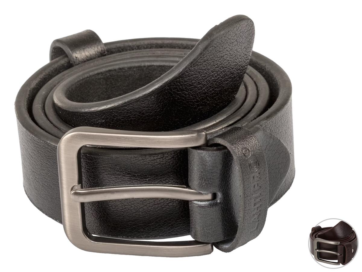 Lahti Pro Leder-Buchgurt – Schwarz – Größe 110 cm