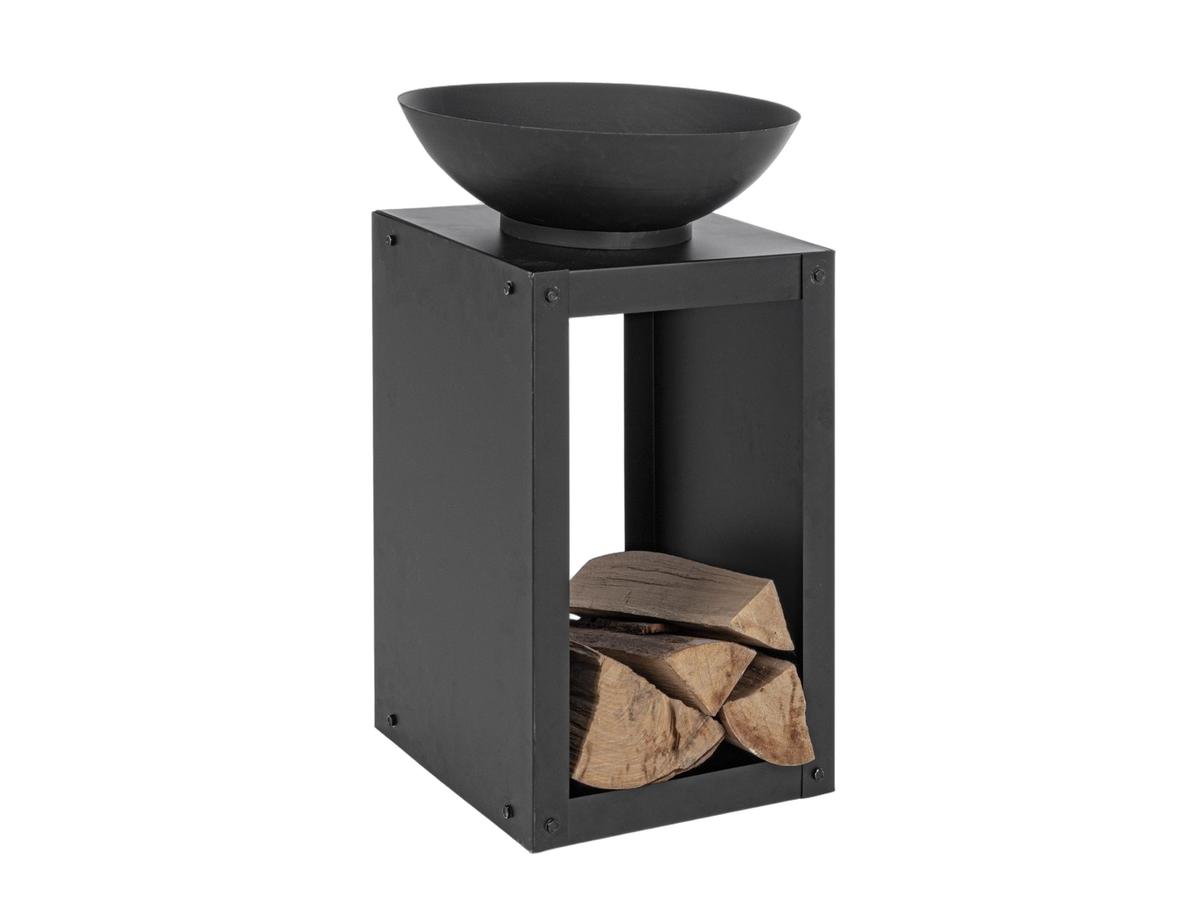 Bizzotto Efesto Feuerschale - 38 x 38 cm - Schwarz