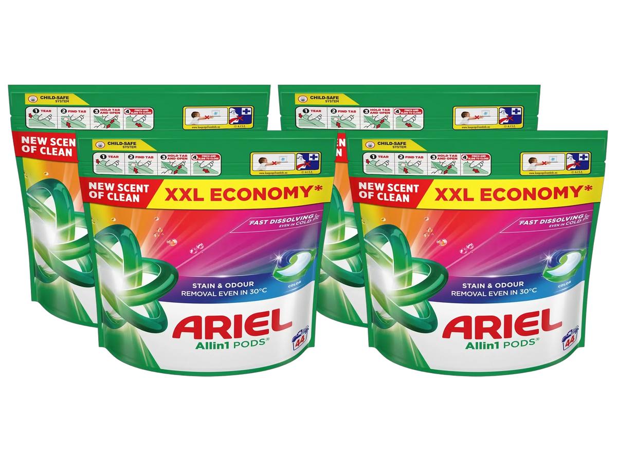 Ariel All-in-1 Color Waschkapseln – 44 Stück – 176 g – Farbkapseln