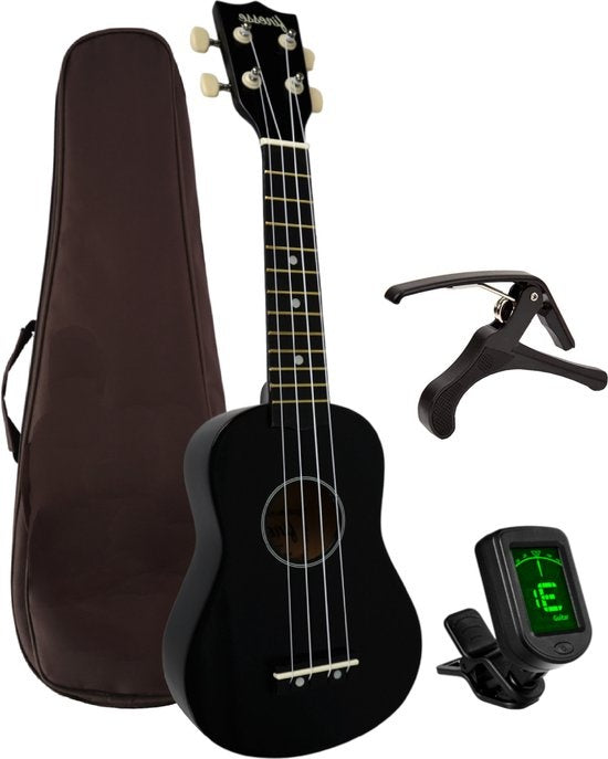 Finesse Ukulele - Starter Set - 21" - Musikinstrument - Modell Hilo