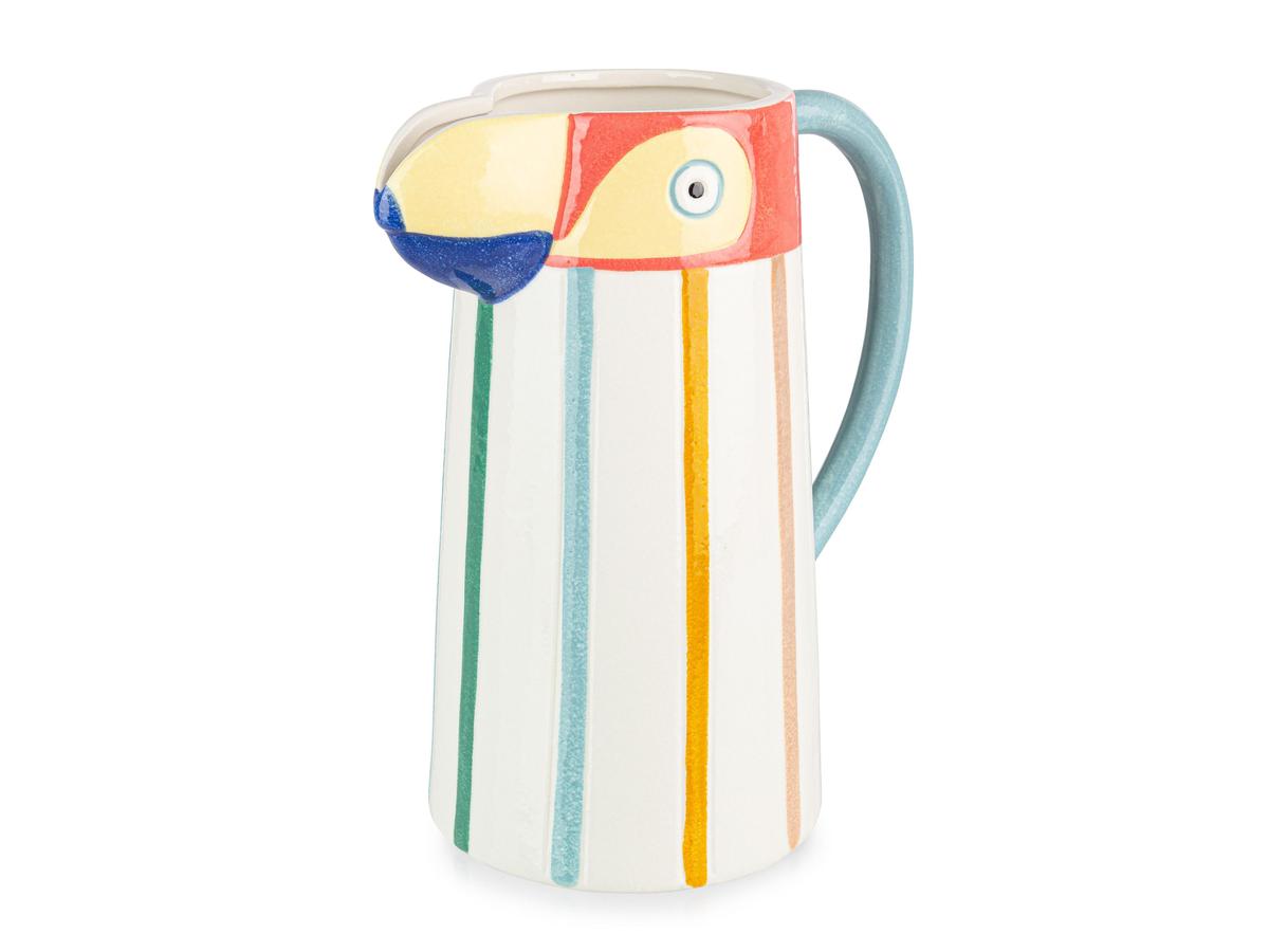 Bizzotto Wiki Tukan-Vase – Höhe 23,5 cm – Mehrfarbig