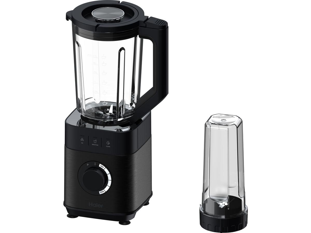Haier I-Master Serie 5 Mixer - 1200W - 1.7L Glas - 0.6L Personal Blender - 6 Messerschnitte - Modell HBL5B2 011