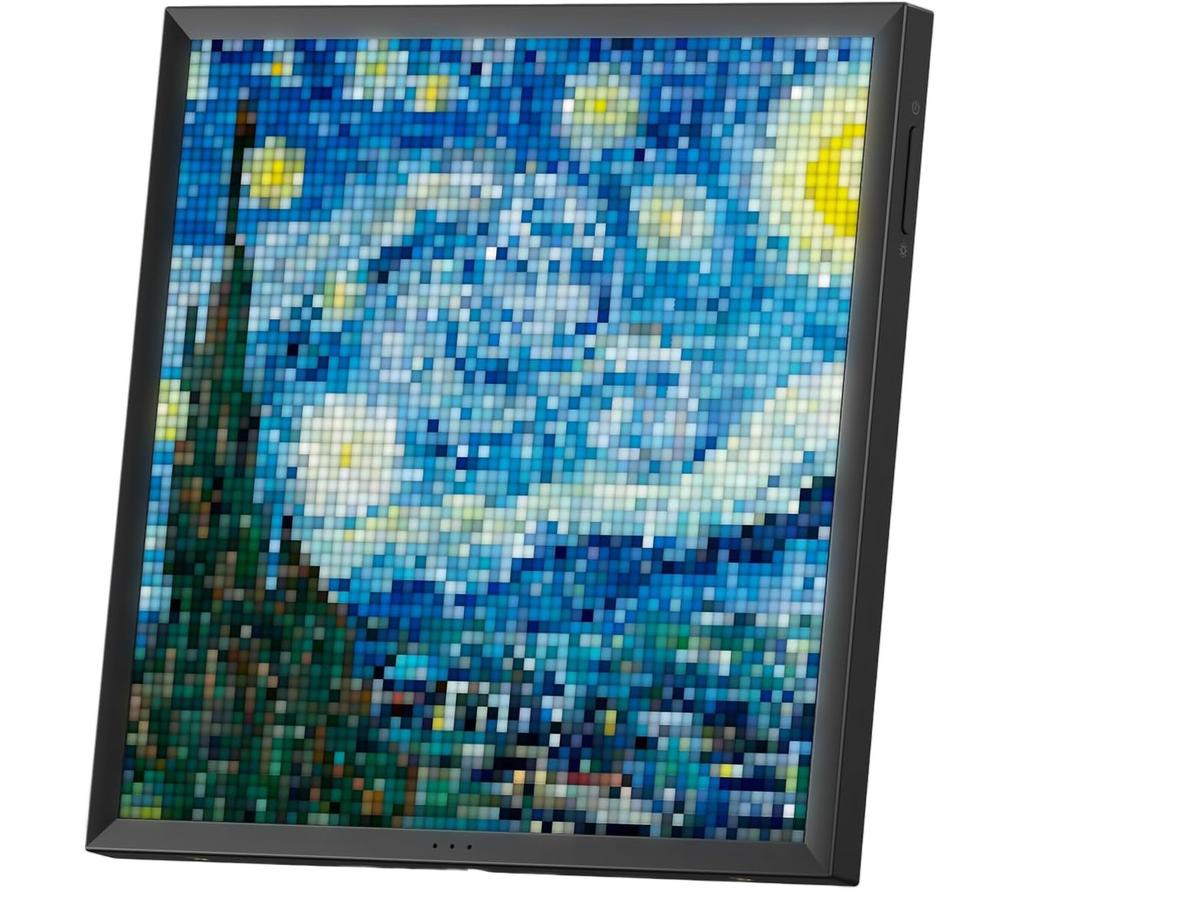 Divoom Digitaler Bilderrahmen – Modernes Design – Schwarz – 7 Zoll