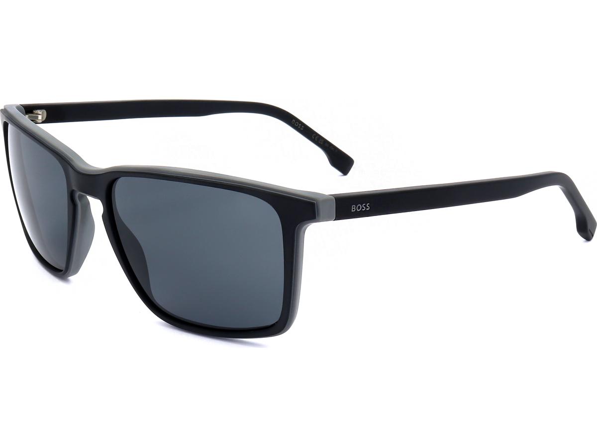 Hugo Boss Sonnenbrille 1556/O/S O6W Mattschwarz Grau - Männer 57-18-145