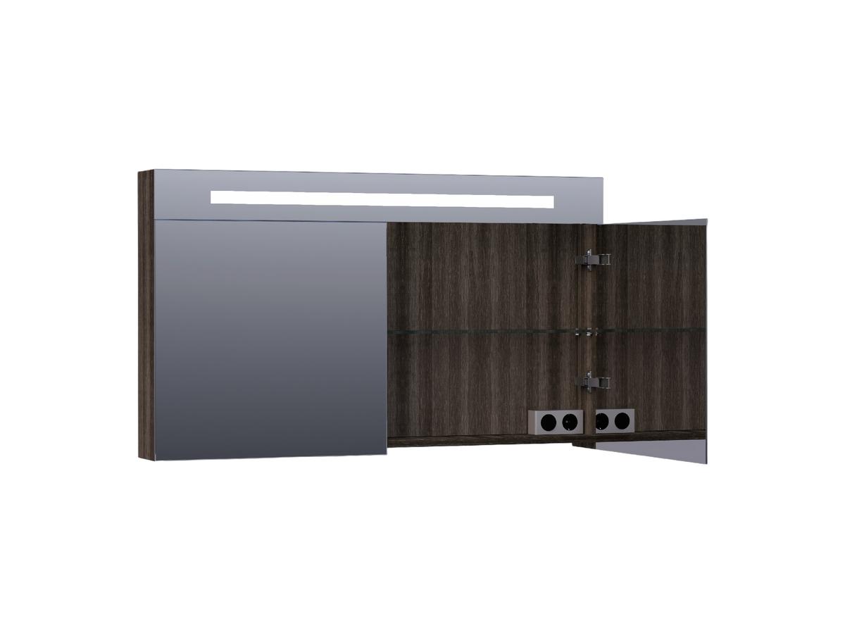 Brauer Double Face Spiegelschrank 120 cm Legno Anthrazit
