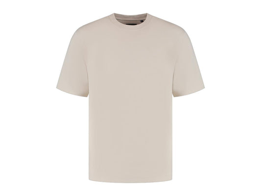Boston Brothers Heavy-Piqué-T-Shirt – Stretch – Größe L – Off White