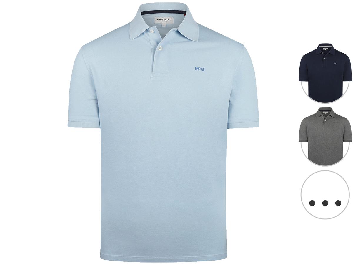 McGregor Classic Poloshirt – Bold Stripe – Größe M – Terra