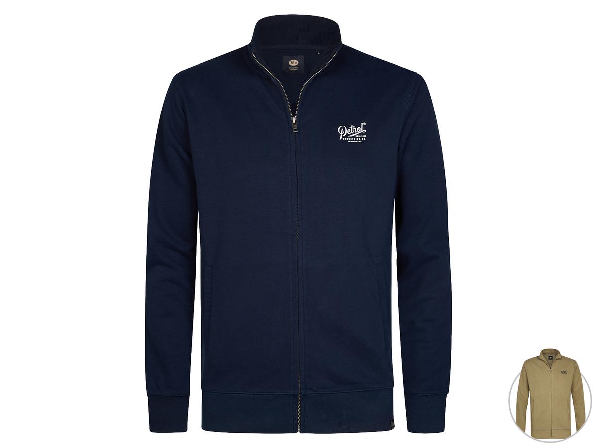 Petrol Industries Weste Marineblau M-1060-SWC110-5178-S - Herren Pullover Kragen Zip Größe M