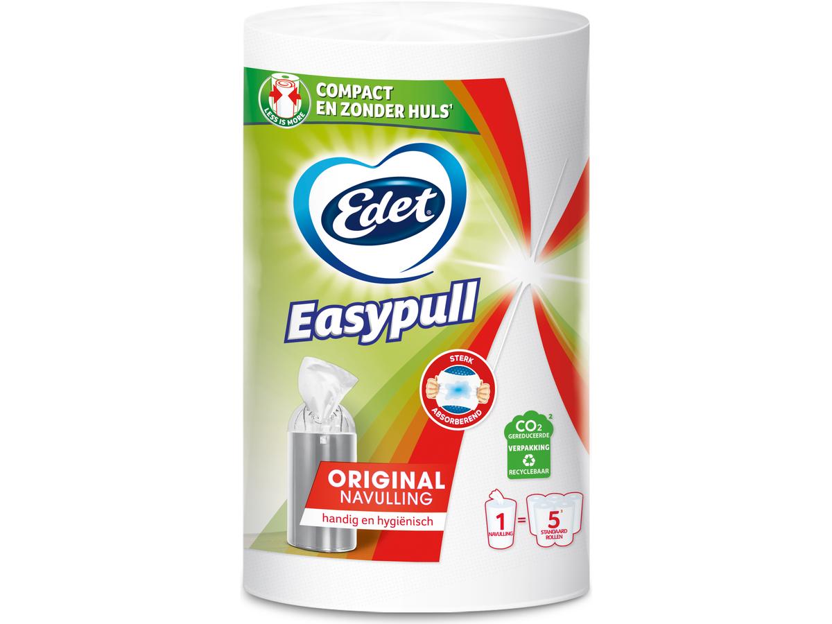 Edet Easypull Original Nachfüllrolle – 6 Stück – Weiß