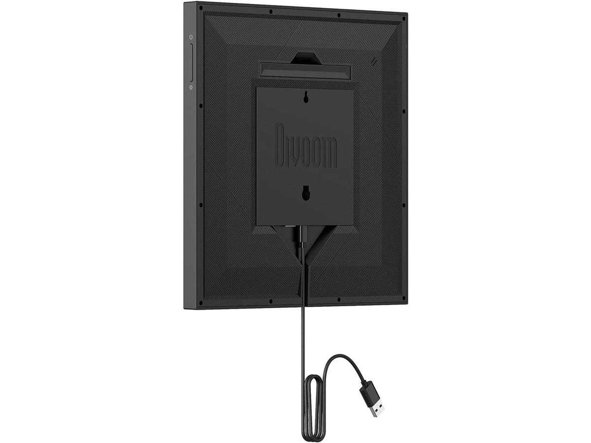Divoom Digitaler Bilderrahmen – Modernes Design – Schwarz – 7 Zoll