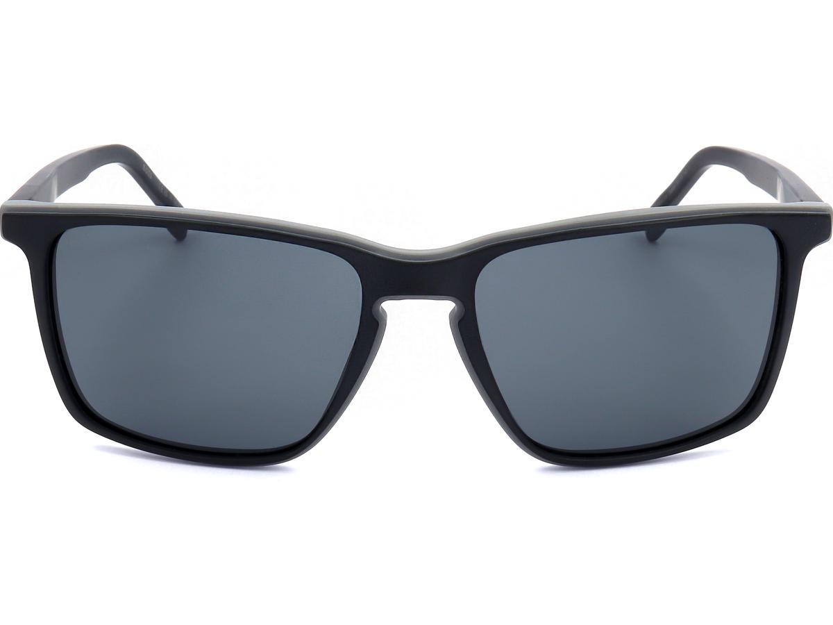 Hugo Boss Sonnenbrille 1556/O/S O6W Mattschwarz Grau - Männer 57-18-145