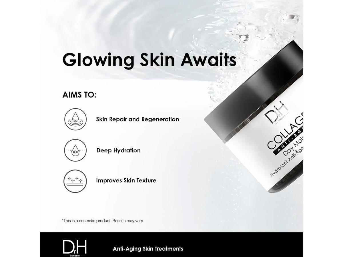 Dr. H Kollagen Anti-Aging Tagesfeuchtigkeitscreme – 60 ml – Hautpflege
